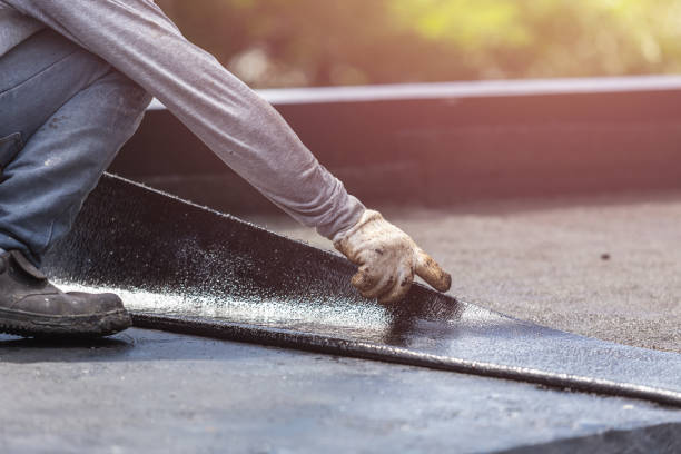 Professional Vapor Barrier Installation technician working in Harrington Park, NJ